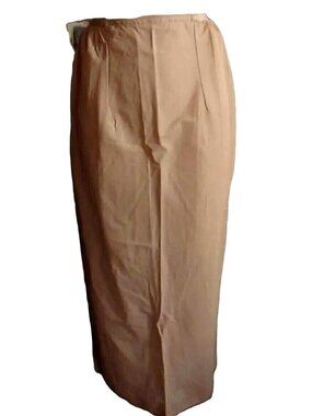 Vintage Womens Slip Med Tall NEW VASSARETTE NYLON ANTRON Nude LACE SPLIT 39"